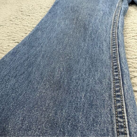 Stephen Hardy Squeeze Jeans Womens 11/12 Flare Leg Bellbottom Glitter Front Blue - Picture 4 of 16